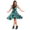 Viking Cartoon Silhouette Dress-grizzshop