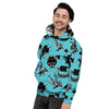 Viking Cartoon Silhouette Men's Hoodie-grizzshop