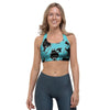 Viking Cartoon Silhouette Sports Bra-grizzshop