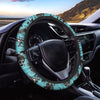 Viking Cartoon Silhouette Steering Wheel Cover-grizzshop