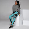 Viking Cartoon Silhouette Women's Joggers-grizzshop