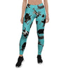 Viking Cartoon Silhouette Women's Leggings-grizzshop