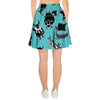 Viking Cartoon Silhouette Women's Skirt-grizzshop