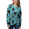 Viking Cartoon Silhouette Women's Sweatshirt-grizzshop