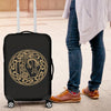 Viking Drakkar Print Luggage Cover Protector-grizzshop