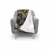 Viking Drakkar Print Throw Blanket-grizzshop