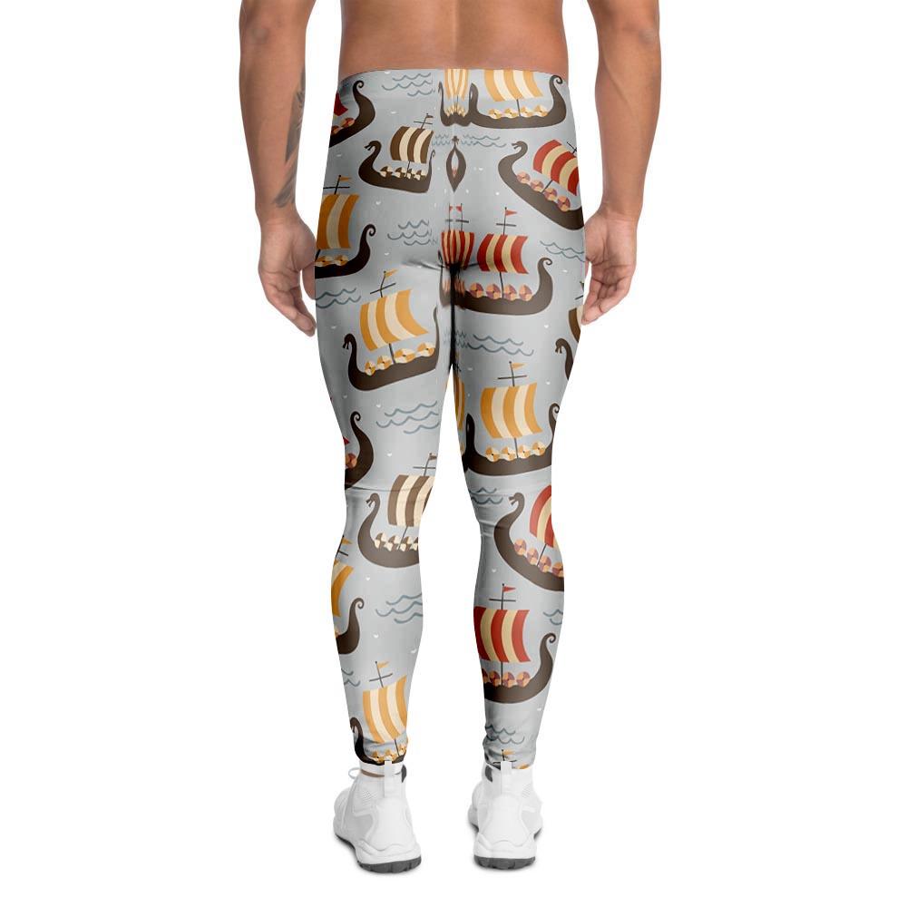 Viking Drakkar Ship Men's Leggings-grizzshop