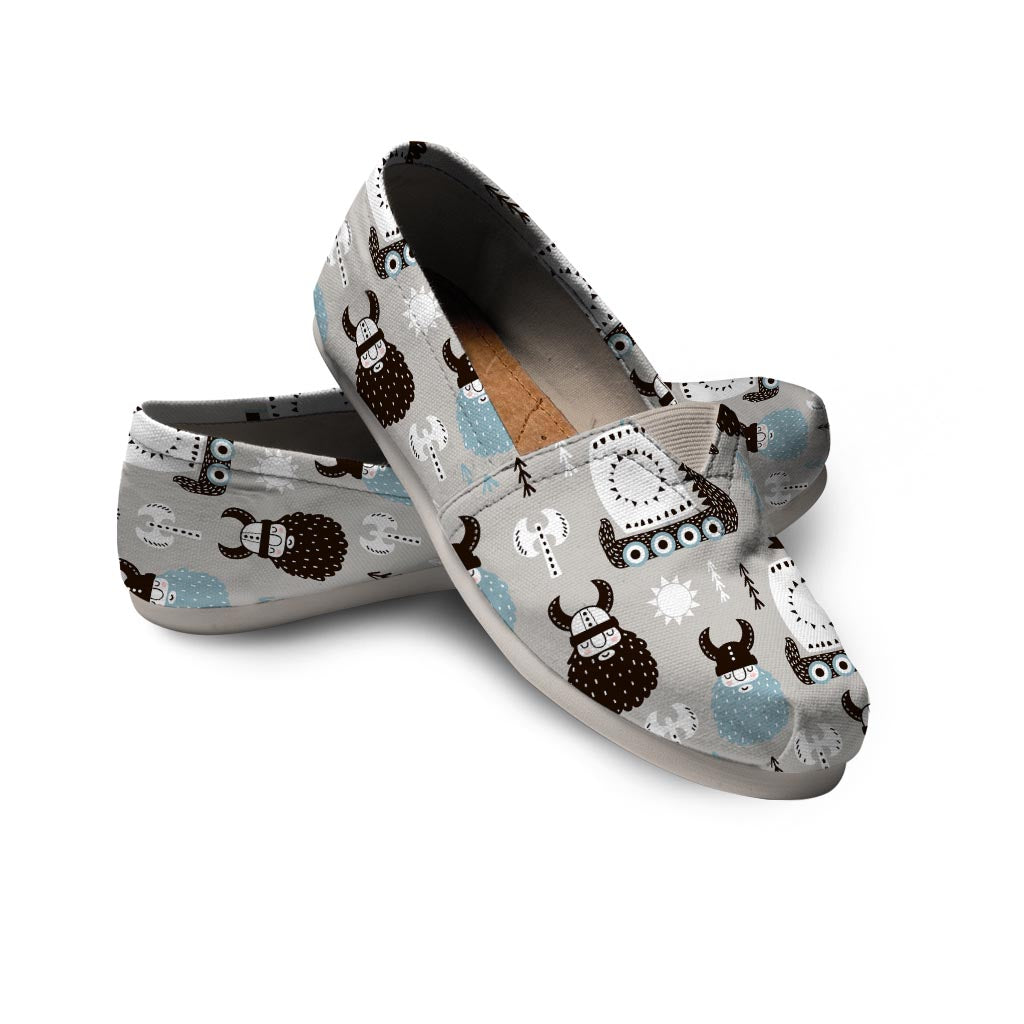 Viking Drakkar Valhalla Canvas Shoes-grizzshop