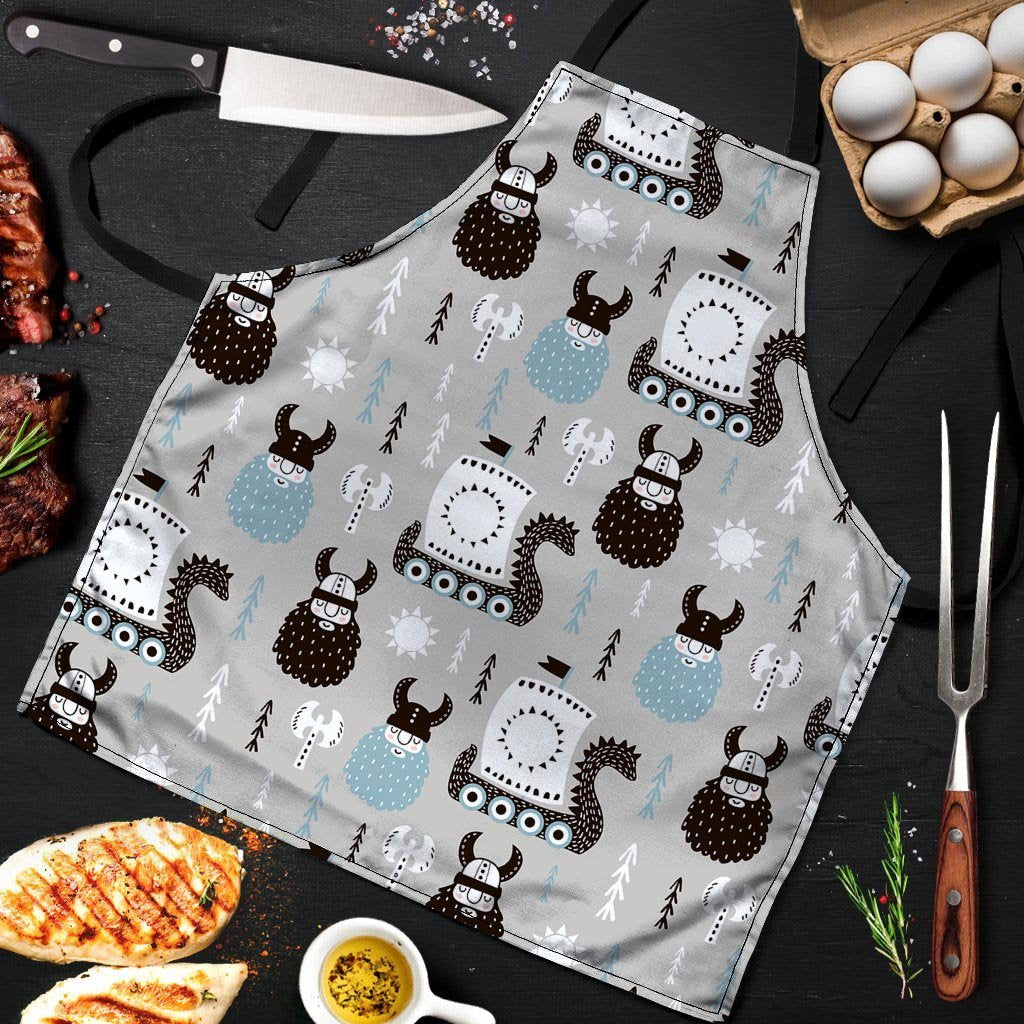 Viking Drakkar Valhalla Men's Apron-grizzshop