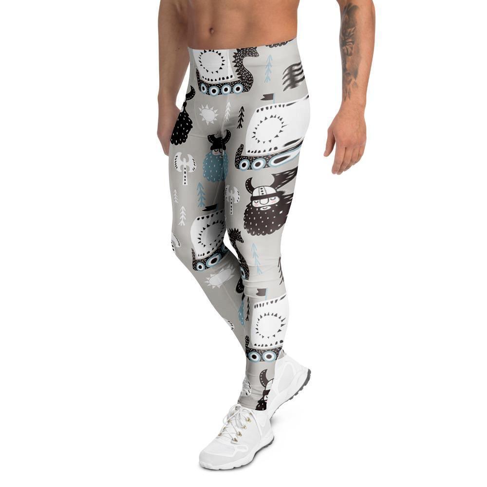 Viking Drakkar Valhalla Men's Leggings-grizzshop