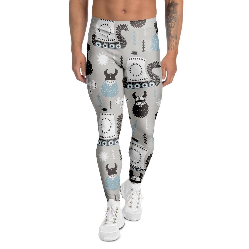 Viking Drakkar Valhalla Men's Leggings-grizzshop