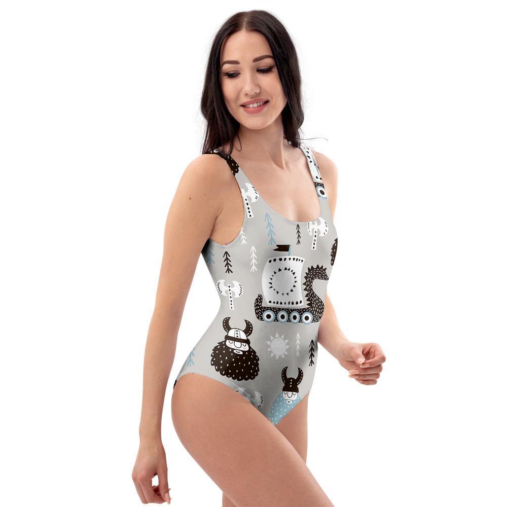 Viking Drakkar Valhalla One Piece Swimsuite-grizzshop