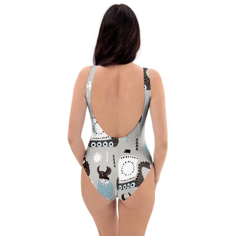 Viking Drakkar Valhalla One Piece Swimsuite-grizzshop