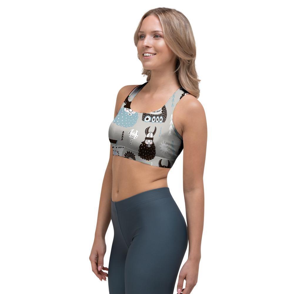 Viking Drakkar Valhalla Sports Bra-grizzshop