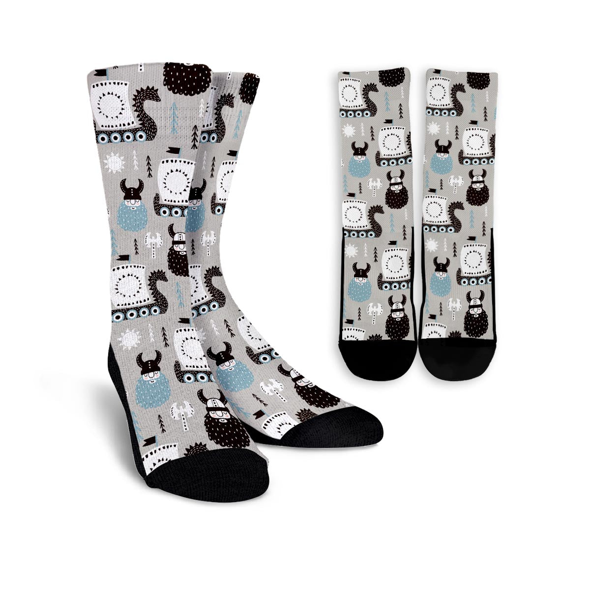 Viking Drakkar Valhalla Unisex Socks-grizzshop