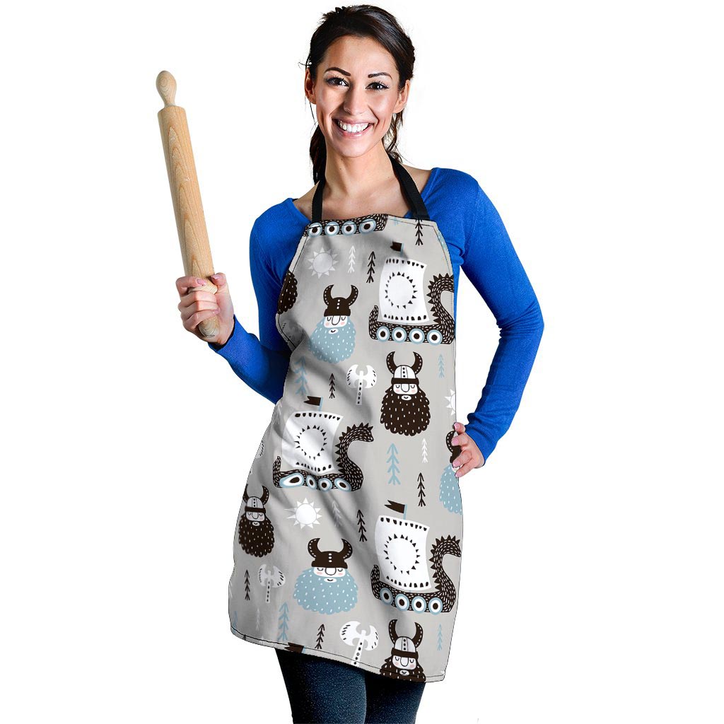 Viking Drakkar Valhalla Women's Apron-grizzshop