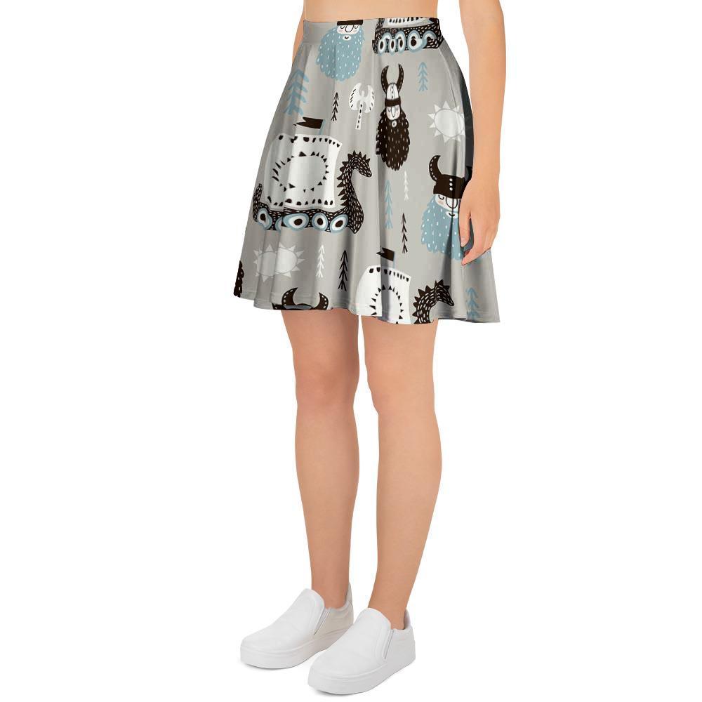 Viking Drakkar Valhalla Women's Skirt-grizzshop