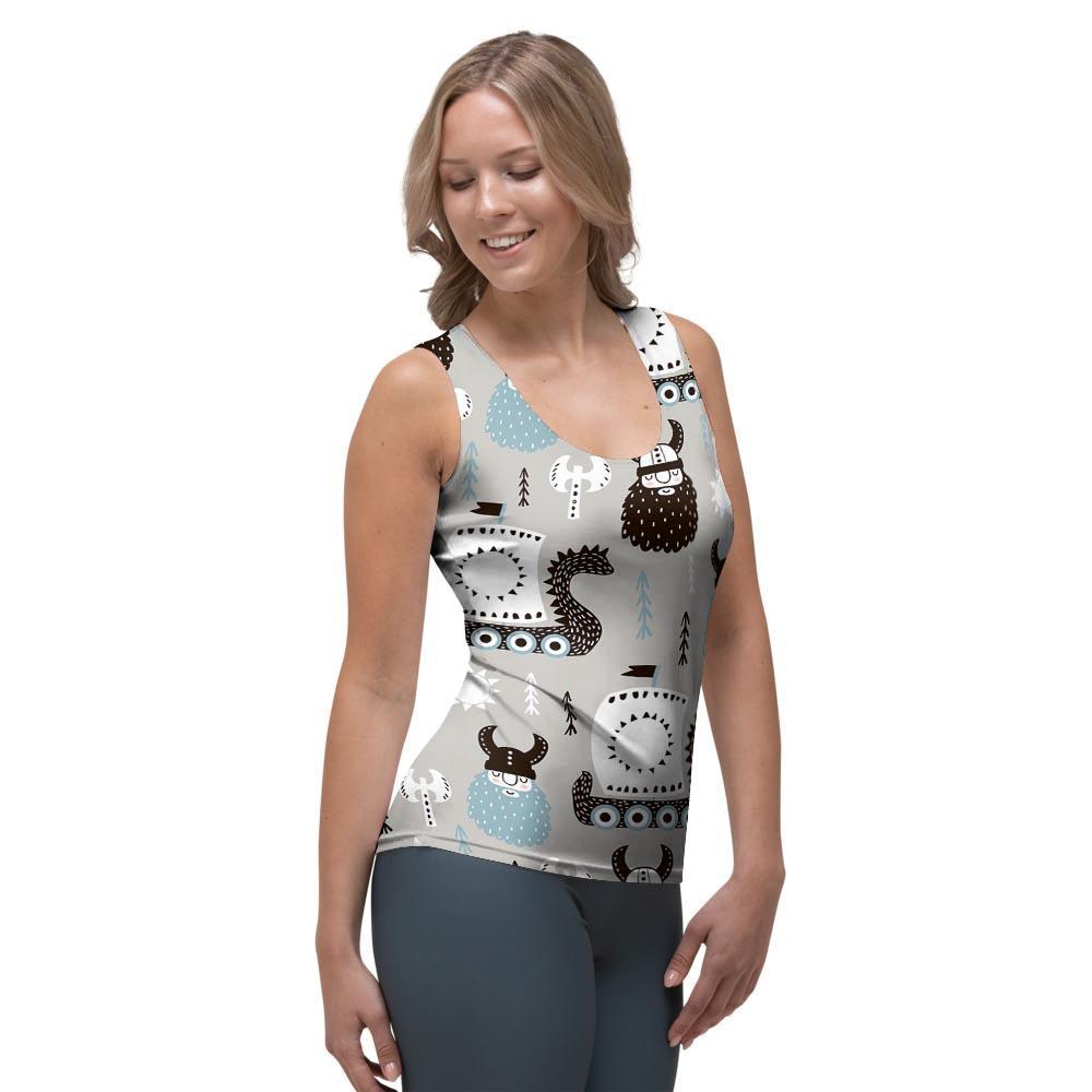 Viking Drakkar Valhalla Women's Tank Top-grizzshop