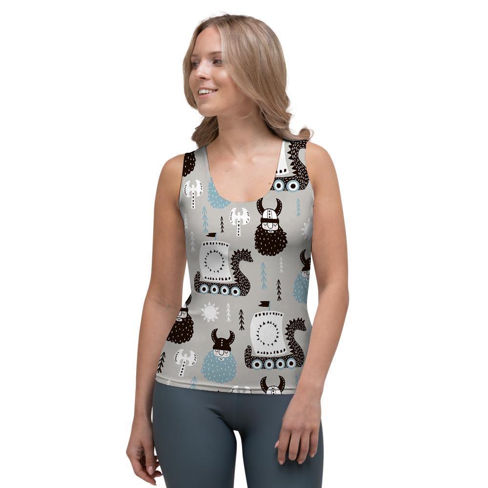 Viking Drakkar Valhalla Women's Tank Top-grizzshop
