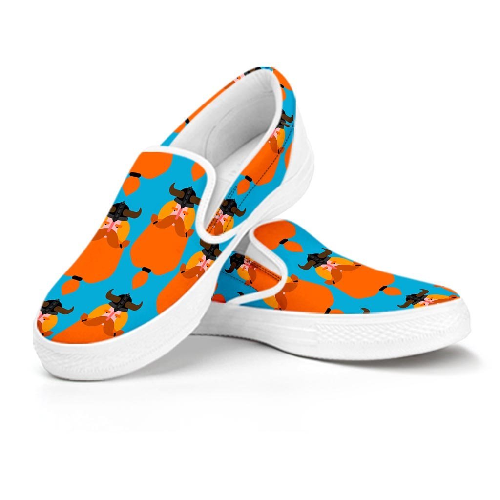 Viking Gnome Women's Slip On Sneakers-grizzshop