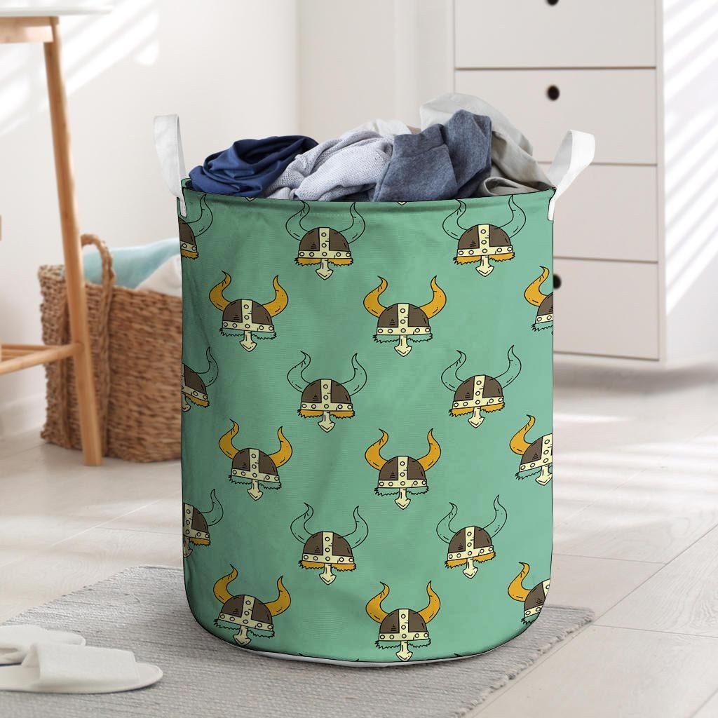 Viking Helmet Laundry Basket-grizzshop