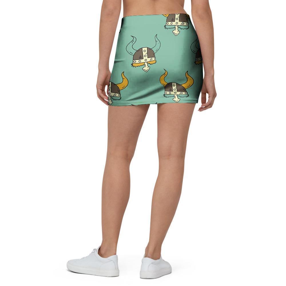 Viking Helmet Mini Skirt-grizzshop