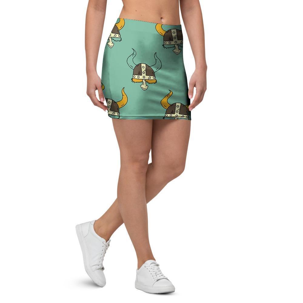 Viking Helmet Mini Skirt-grizzshop