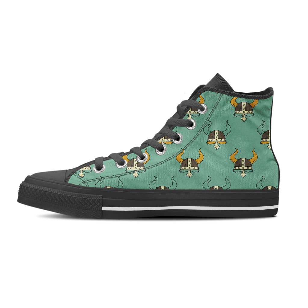 Viking Helmet Women's High Top Shoes-grizzshop