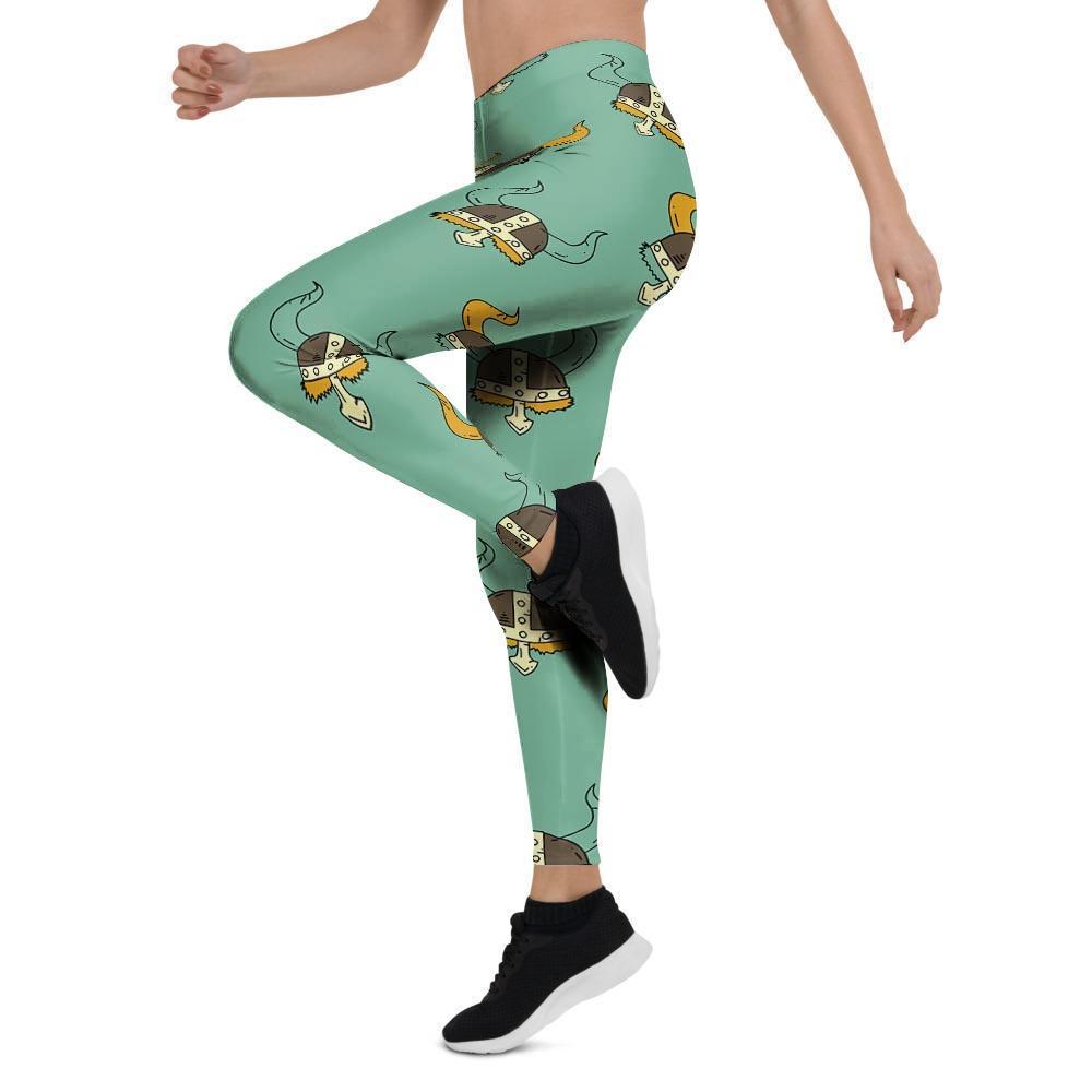 Viking Helmet Women's Leggings-grizzshop