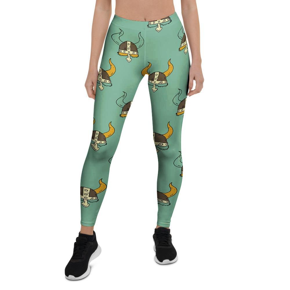 Viking Helmet Women's Leggings-grizzshop