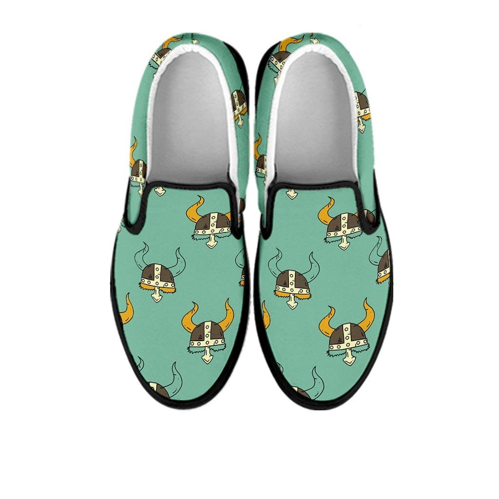 Viking Helmet Women's Slip On Sneakers-grizzshop