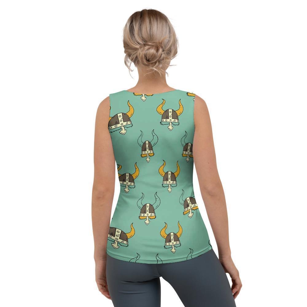 Viking Helmet Women's Tank Top-grizzshop