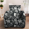 Viking Skull Armchair Cover-grizzshop