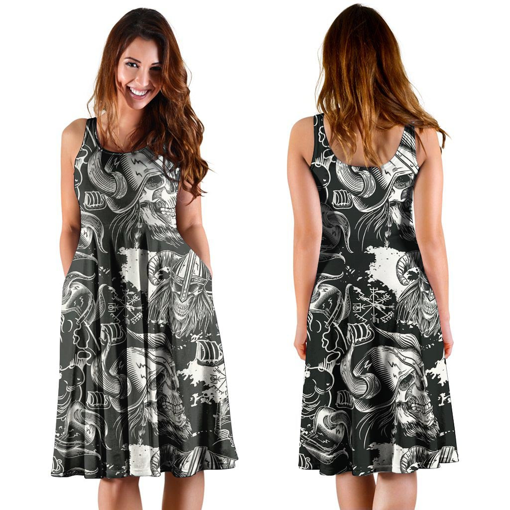 Viking Skull Dress-grizzshop