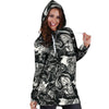 Viking Skull Hoodie Dress-grizzshop