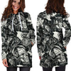 Viking Skull Hoodie Dress-grizzshop