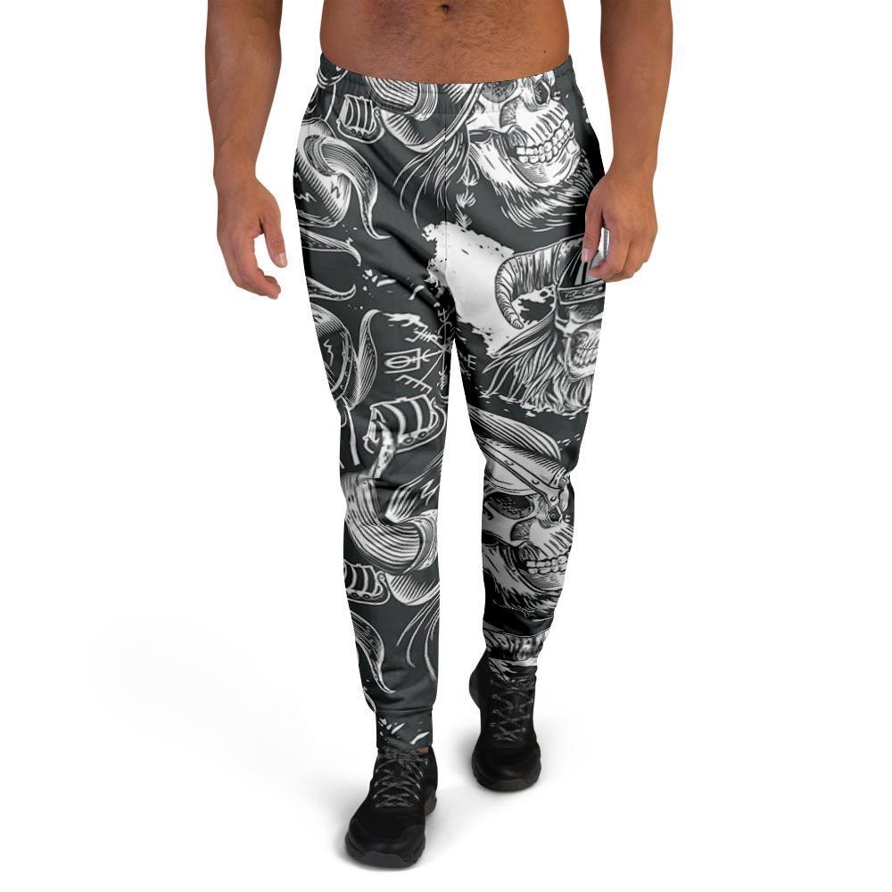 Viking Skull Men's Joggers-grizzshop