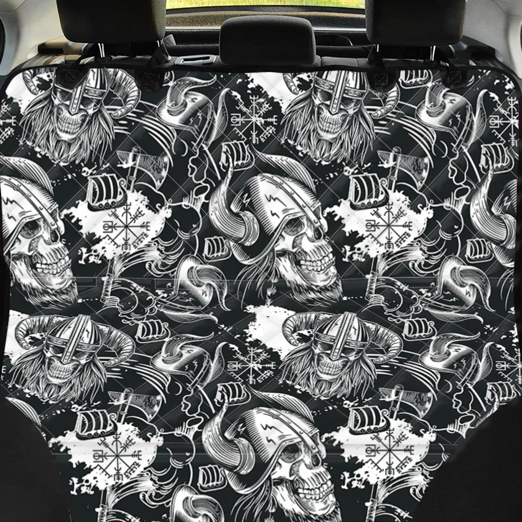 Viking Skull Pet Car Seat Cover-grizzshop