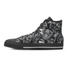 Viking Skull Women's High Top Shoes-grizzshop