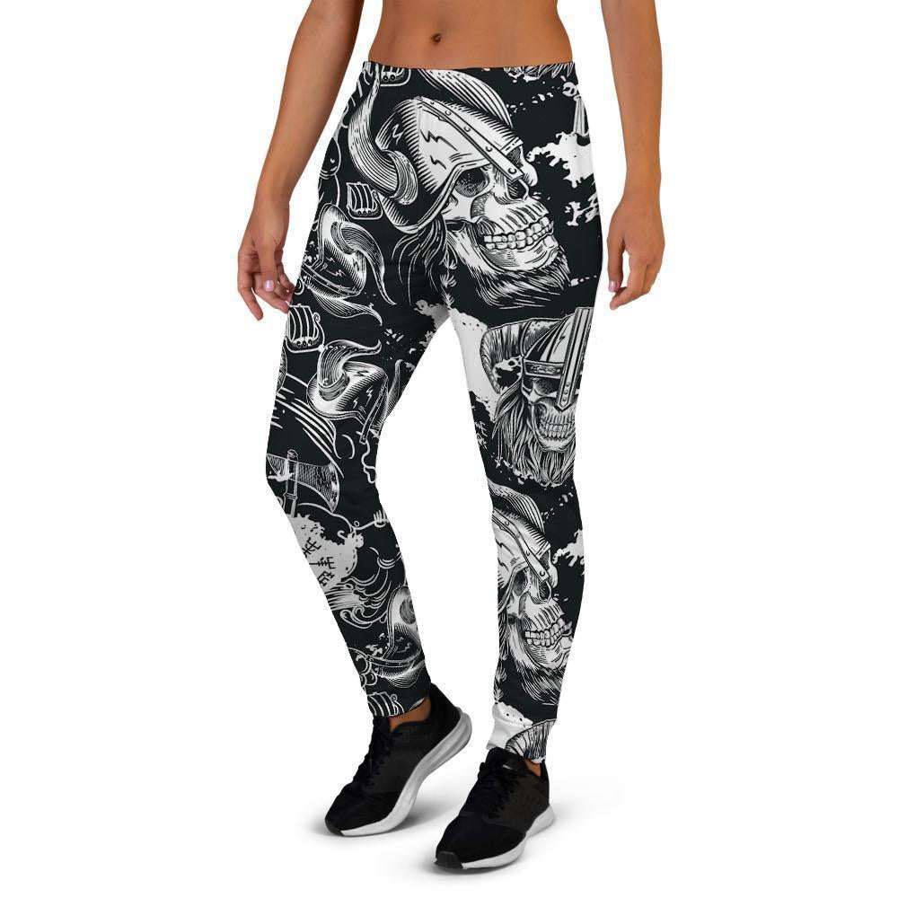 Viking Skull Women's Joggers-grizzshop