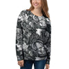 Viking Skull Women's Sweatshirt-grizzshop