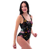 Viking Valhalla Cartoon One Piece Swimsuite-grizzshop