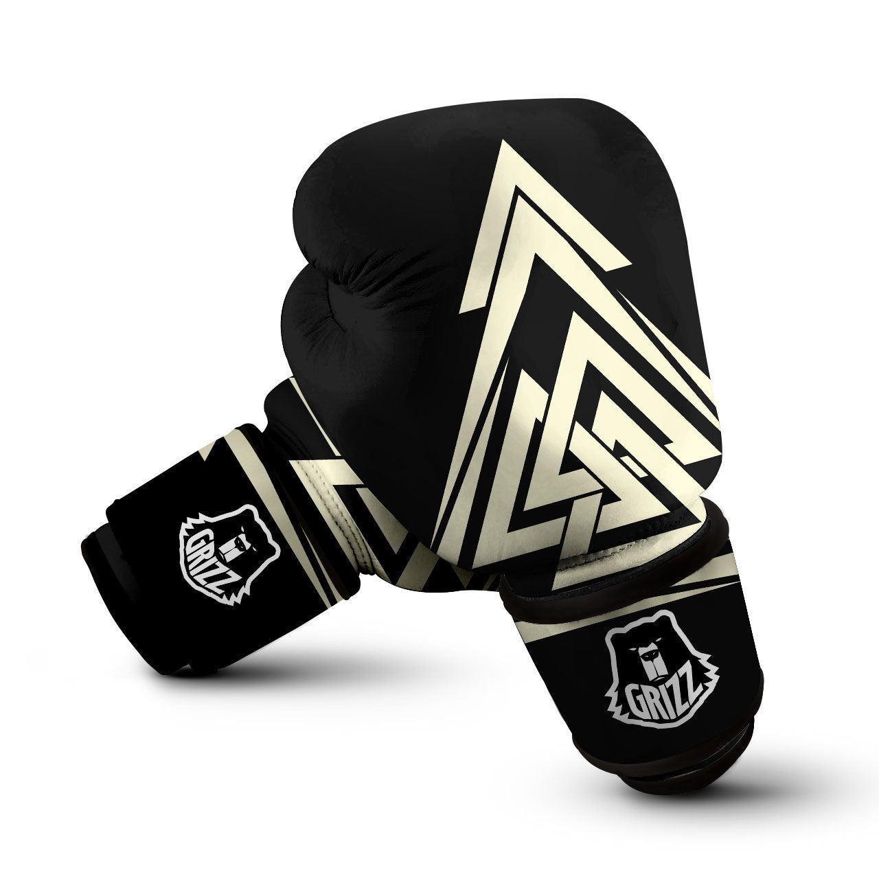 Viking Valknut Scandinavian Symbol Print Boxing Gloves-grizzshop