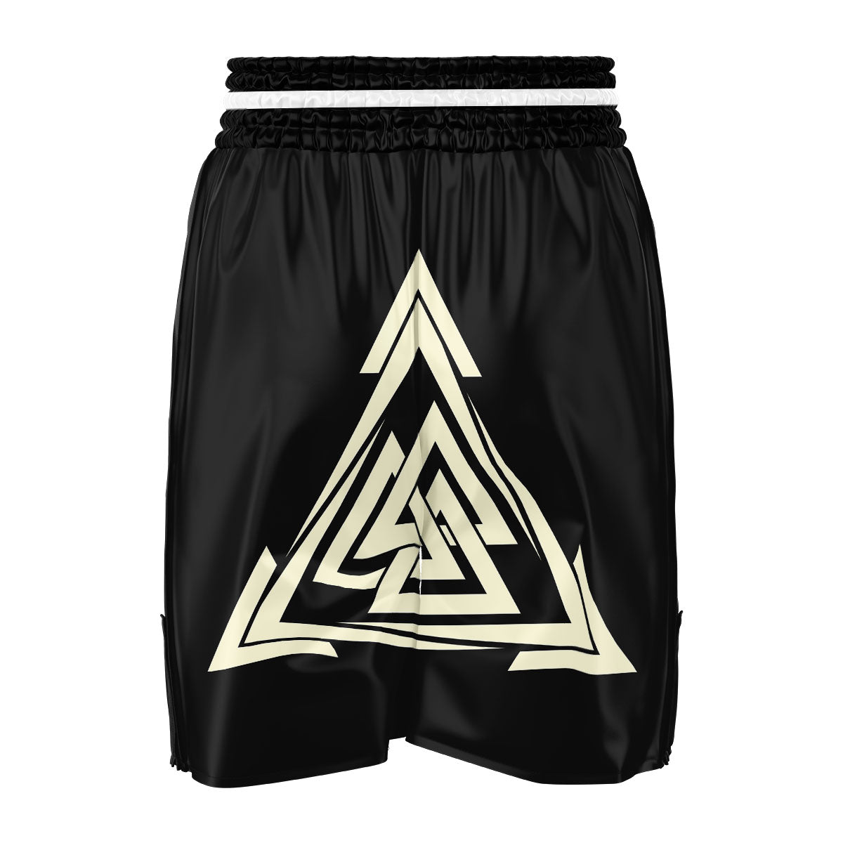 Viking Valknut Scandinavian Symbol Print Boxing Shorts-grizzshop