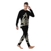 Viking Valknut Scandinavian Symbol Print Men's Pajamas-grizzshop