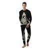 Viking Valknut Scandinavian Symbol Print Men's Pajamas-grizzshop