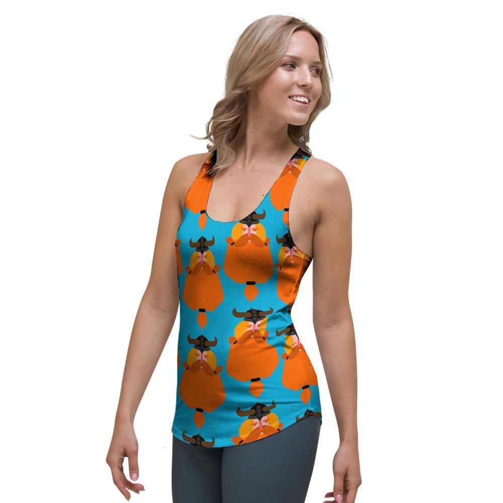 Viking Gnome Women's Racerback Tank Top-grizzshop