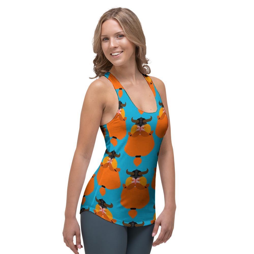 Viking Gnome Women's Racerback Tank Top-grizzshop