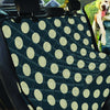 Vintage Black Polka Dot Pet Car Seat Cover-grizzshop