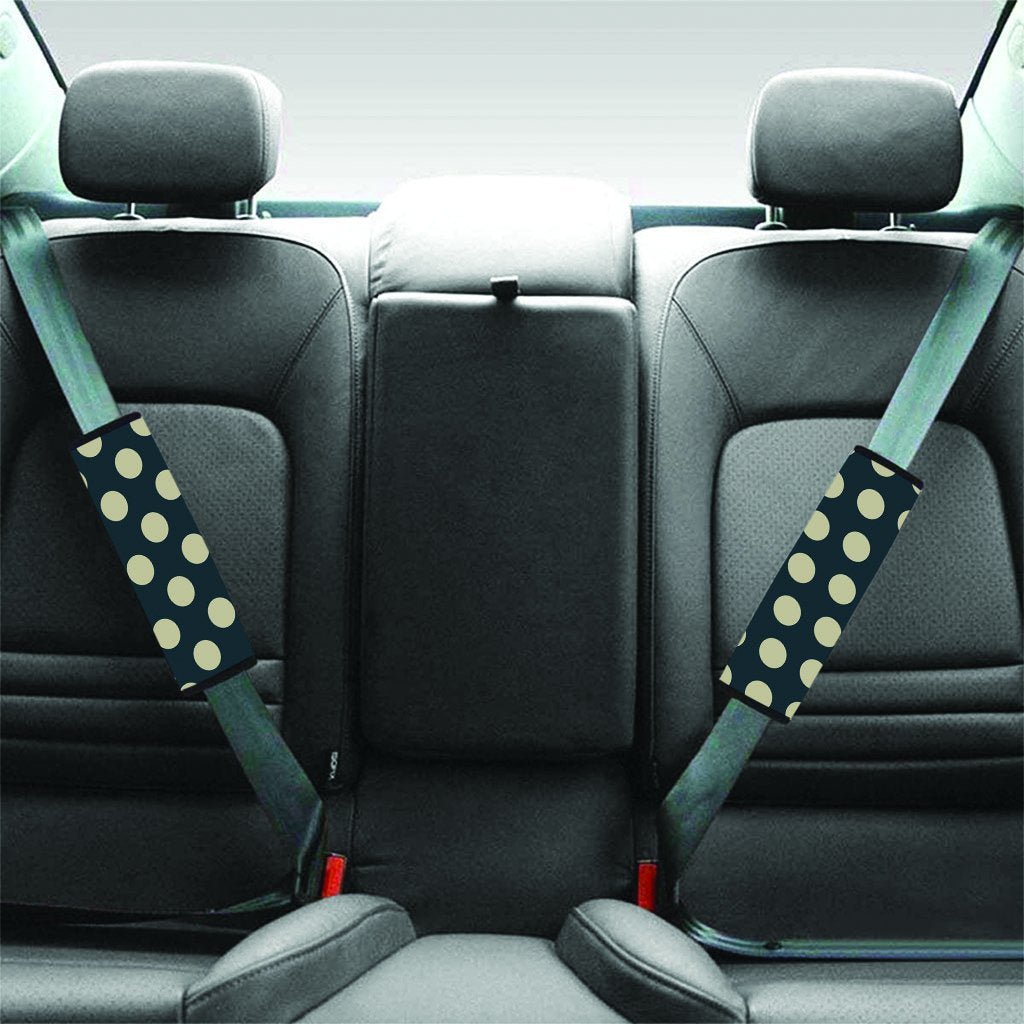 Vintage Black Polka Dot Seat Belt Cover-grizzshop